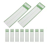 10 Pezzi Etichette di Controllo Sicurezza Adesive per Scale e Treppiedi | Carta Resistente All’Abrasione, Applicazione Rapida, per Ambiente di Lavoro, Tollera Temperature Estreme