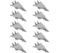 10 Pezzi F-14 Modello Di Aereo Ad Ala Retratta Modello Di Simulazione Militare Modello Di Caccia Della Flotta For Appassionati Militari Collezione Fai Da Te Scena Assemblaggio Stampo(1/2000 (8mm))