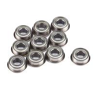 10 pezzi F686ZZ Cuscinetti a sfere flangiati in acciaio a doppia schermatura 6 * 13 * 5mm per alianti, ruote, tosaerba, stampanti, motori, riduttori, apparecchiature elettriche.