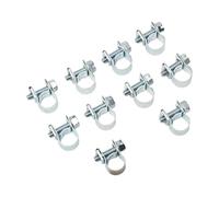 10 pezzi fascetta stringitubo tubo carburante tubo acqua clip guarnizione saldatura for cavo gas liquido refrigerante radiatore anticorrosivo(14mm -16mm)