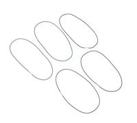 10 Pezzi Fascia Elastica in Nylon, per Diari e Quaderni | Uso Quotidiano, Tiene Insieme gli Inserti, Stile Minimalista, per Studenti e Appassionati di Diario, Leggero da Portare
