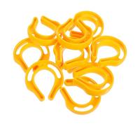 10 Pezzi Ferma Porta Anti Schiacciamento per Plastica Gialla | Protezione Spessa, Uso Versatile in Casa e Scuola, Fermo per Armadi e Stanze, Sicurezza per Piccoli