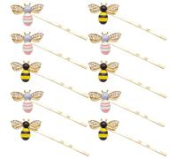 10 Pezzi Fermagli Chioma Ape Decorativi in Lega | Stile Chic e Lucente, per Ciocche Ribelli, Frangia, Foto e Acconciature da Damigella