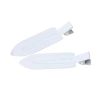 10 pezzi fermagli for capelli clip laterale metallo colorato vernice accessori for capelli fai da te crema colla fatto a mano spilla decorativa(White)