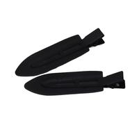 10 pezzi fermagli for capelli clip laterale metallo colorato vernice accessori for capelli fai da te crema colla fatto a mano spilla decorativa(Black)