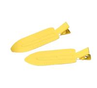 10 pezzi fermagli for capelli clip laterale metallo colorato vernice accessori for capelli fai da te crema colla fatto a mano spilla decorativa(Yellow)