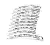 10 Pezzi Fermagli per Capelli Strass Diamante Mollette per Capelli Strass Perni di Capelli Barrette per Capelli Metallo Donne Festa Quotidiana da Sposa No.13