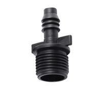 10 Pezzi, Filettatura Maschio da 1/2" a connettore Dritto da 8 mm, Attacco for Tubo Flessibile da 3/8", connettori for l'irrigazione del Giardino.