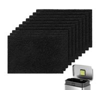 10 Pezzi Filtri a Carbone per Joseph Joseph Bidoni del Compostaggio, Filtri Agli Odori Rettangolo per Compost, Filtro Antiodore per Interni Cucina e per Bidoni da Lavoro