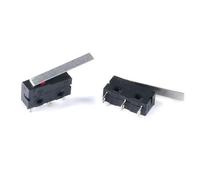 10 pezzi Finecorsa NO NC 3 pin Terminali PCB SPDT 5A 125V 250V 29mm Leva ad a rullo Microinterruttori a pressione a scatto(28mm Lever)