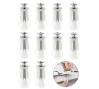 10 Pezzi Fissaggi WC Sedile Set, Universale Fissaggio Vite per Sedile WC, Accessori per Sedile WC per Fissare Tavoletta, Fissaggio Sedile WC a Espansione per Copriwater, Kit di Sostituzione per WC