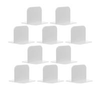 10 Pezzi Fissaggio Antiribaltamento Adesivo Bianco in ABS | Riutilizzabile e Riposizionabile, Montaggio Rapido senza Fori, Design Discreto per Casa, Ufficio