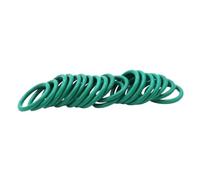 10 pezzi FKM O-ring CS 2,4 mm OD 8~60 mm Guarnizione di tenuta Olio isolante Resistenza alle alte temperature Gomma fluorurata O-ring Verde(OD 21mm)