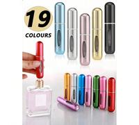 10 pezzi Flaconcini spray per profumo ricaricabili da 5ml, Atomizzatori per profumo riutilizzabili da viaggio, Opzioni di colori multipli, Set da 1/3/4/5 pezzi, Piccoli contenitori vuoti per spruzzare