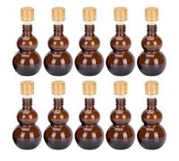 10 Pezzi Flacone in Vetro a Doppia Zucca 50ml per Viaggio e Borsa | Design a Perdite, Formato Compatto da 20ml, per Profumi Cosmetici
