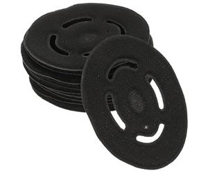 10 Pezzi Fodera Casco Protettivo in Spugna Nera | Accessorio per Elmetti, Compatibile Molti Modelli, Uso Esterno e Ferrovia, Colore Nero