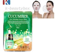 10 pezzi fogli maschera viso CUCUMBER Essence Corean Best Face Mask Fogli NUOVI