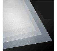 10 Pezzi Fogli Plastica PP Opacizzata 150x100mm Lastre Semitrasparenti Pannelli Polipropilene 0.3-2mm Spessore Finitura Opachi for Fai-da-te Modelli Stencil Segnaletica Display(Thick:0.5mm)