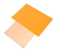 10 Pezzi Foglio Filtro Trasparente Arancia in PVC per Luci e Flash | Taglio Facile e Forma su Misura, per Lezioni, Presentazioni e Ufficio, Alta Trasparenza