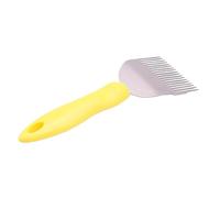 10 pezzi Forchette for disopercolare con manico in plastica Forchetta for multi-taglio for aghi Tagliacapsule Attrezzi for apicoltura for in acciaio inossidabile Strumenti per Principianti(Yellow)