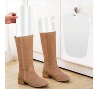 10 pezzi Forme trasparenti per stivali, flessibili e resistenti, supportano la canna dello stivale per prevenire pieghe, cedimenti e grinze, bordi lisci che non danneggiano le scarpe, adatte per tutti