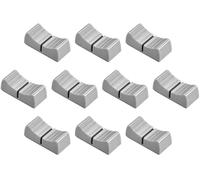 10 pezzi foro interno 8 mm miscelatore slider fader manopola di ricambio, adatto per mixer Yamaha Soundcraft Behringer (grigio)