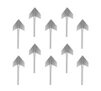 10 Pezzi Frattone Angolare in Acciaio Inox Argento per Cartongesso