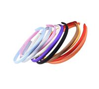 10 Pezzi Frontino Donna da 1cm in Raso, Elegante e Flessibile | Plastica Rivestita, Interno Liscio e Finitura Setosa, Confezione per Scuola e Bellezza Colore Casuale