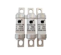 10 pezzi Fusibile RS308-HB-4G 10A 16A 20A 25A 32A 40A 50A 63A 80A 100A 750VDC(32A)