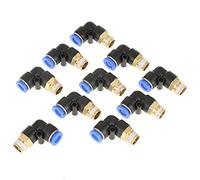 10 pezzi G1 / 4 Raccordi componenti ausiliari pneumatici altri componenti ausiliari pneumatici pneumatici Raccordi pneumatici a innesto rapido Raccordi a pressione per collegare il raccordo del tu