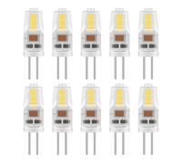 10 Pezzi G4 LED Lampadina 2W 12V Equivalenti a 20W Lampada Alogena Bianco Freddo