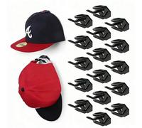 10 pezzi Ganci adesivi per cappelli, design minimalista per portacappelli, senza bisogno di forare, ganci con ventosa resistente 1 pezzo bianco,1 pz Nero,5 pezzi neri,5 pezzi bianchi,10 pezzi neriABS