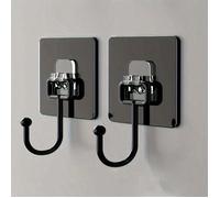 10 pezzi Ganci da parete pesanti e resistenti, ganci adesivi per appendere, ganci multifunzione per cappotti, cappelli, asciugamani, chiavi e vari usi, ganci appendiabiti impermeabili per bagno, toile