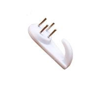 10 pezzi ganci invisibili in plastica for cornici for foto, for appendere specchi, senza tracce, chiodi bianchi per Quadri Muro(M)