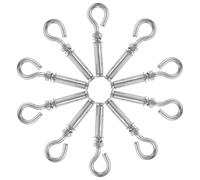 10 Pezzi Gancio di Ancoraggio in Acciaio Bullone di Espansione | Golfare di Ancoraggio ad Espansione, Bulloni di Espansione in Acciaio, Bulloni di Espansione, Muro