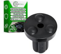 10 Pezzi Gommini Griglia Piano Cottura Ø10 mm x 10 mm con Codice Originale 50280807004 per Electrolux 481246368017 C00312063 per Whirlpool 754010112 per Smeg - Garanzia di 5 Anni - ONIX TECH