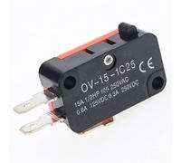 10 pezzi grande micro interruttoresilver point V-15-IC25 interruttore di contatto del forno a microonde interruttore tattile punto di rame