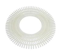 10 Pezzi Griglia di Troppo Pieno per Piscina 18x100 cm - Copertura filtrante a Tre Fori Resistente per Scarico Doccia per Piscine Fuori Terra, passerelle e balconi - Soluzione di drenaggio e