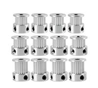 10 pezzi GT2 Puleggia di distribuzione 16 20 denti 2GT Alesaggio 5 6,35 8 mm Larghezza cinghia 6/10 Ruote sincrone Ingranaggi Parti for stampante 3D(10pcs 20T W6 B5)