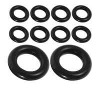 10 Pezzi Guarnizione in Gomma Nera per Valvola Pedale Pneumatica | Anello di Tenuta per Componenti dello Smontagomme, Applicazione Versatile, Design Compatto, Facile da Usare