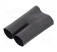 10 pezzi HELLERMANNTYTON 422-50101 Elemento termorestringente