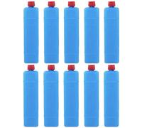 10 pezzi Ice Pack pacchi di congelatore duratura pacchi di ghiaccio snelli riutilizzabili da 200 ml di blocchi per fresco, borse per il pranzo, spiaggia, campeggio e pesca, per dispositivi di raffred