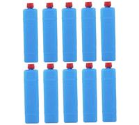 10 pezzi Ice Pack pacchi di congelatore duratura pacchi di ghiaccio snelli riutilizzabili da 200 ml di blocchi per fresco, borse per il pranzo, spiaggia, campeggio e pesca, per dispositivi di raffred