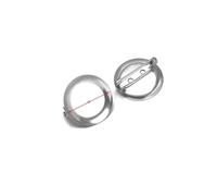 10 pezzi in acciaio inossidabile 15mm 20mm spille base vassoio vuoto cabochon impostazioni cammeo for risultati di gioielli fai da te decorazione dei vestiti(Bowl 25mm)