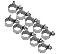 10 Pezzi in Acciaio Inossidabile 304 Mini Fascetta for Tubo Flessibile del Carburante Diesel Gold Clip 6 mm-20 mm Dimensioni opzionali 13-15 mm(6-8mm)