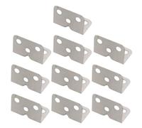 10 pezzi in acciaio inox a forma di L codice angolare 90 gradi staffe fisse hardware angolo retto staffe connettore armadio laminato mobili piastra hardware