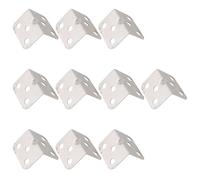 10 pezzi in acciaio inox a forma di L codice angolare 90 gradi staffe fisse hardware angolo retto staffe connettore armadio lavorazione del legno hardware