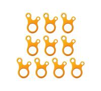 10 pezzi in lega di alluminio leggera fibbia resistenza regolatore annodatura strumento campeggio tendicavo durevole corda leggera in lega di alluminio