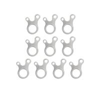 10 pezzi in lega di alluminio leggera fibbia resistenza regolatore annodatura strumento campeggio tendicavo durevole corda leggera in lega di alluminio