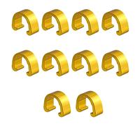 10 pezzi in lega di alluminio per cavo bici C-clips clip alloggiamento del cavo del freno morsetti fissi freno deragliatore cambio clip cavo